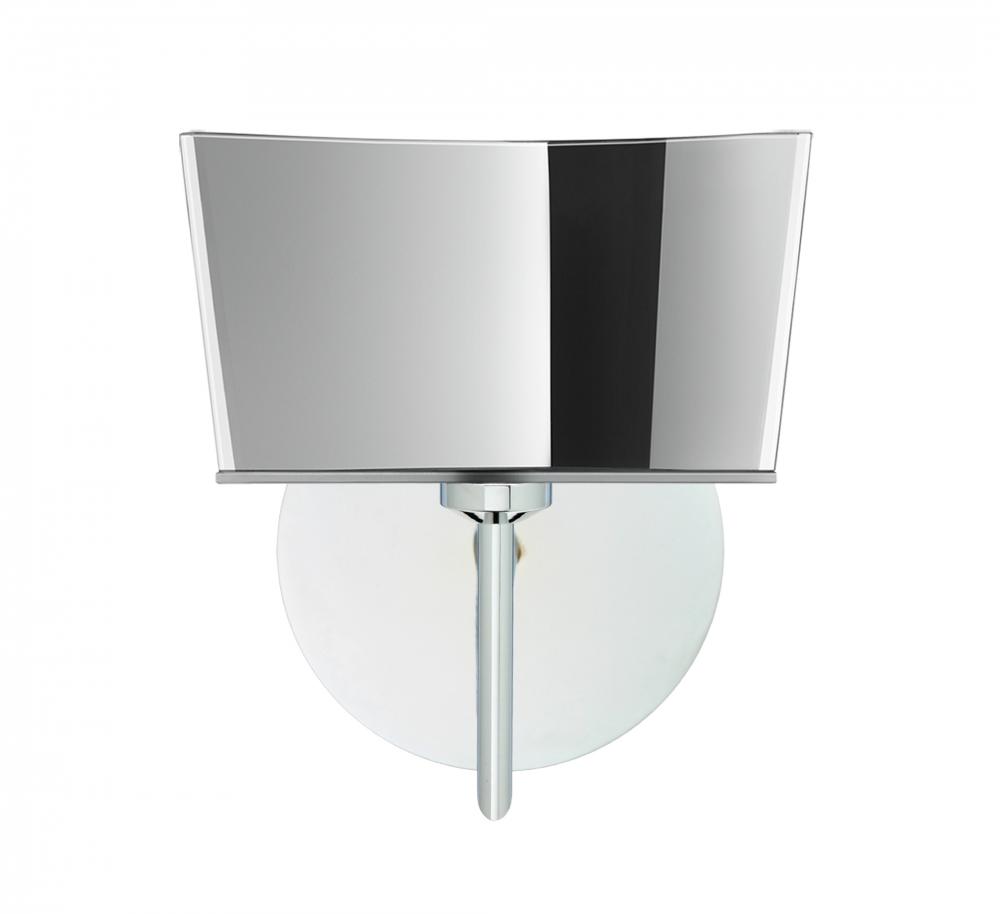 Besa Groove Wall 1SW Mirror-Frost Chrome 1x5W LED