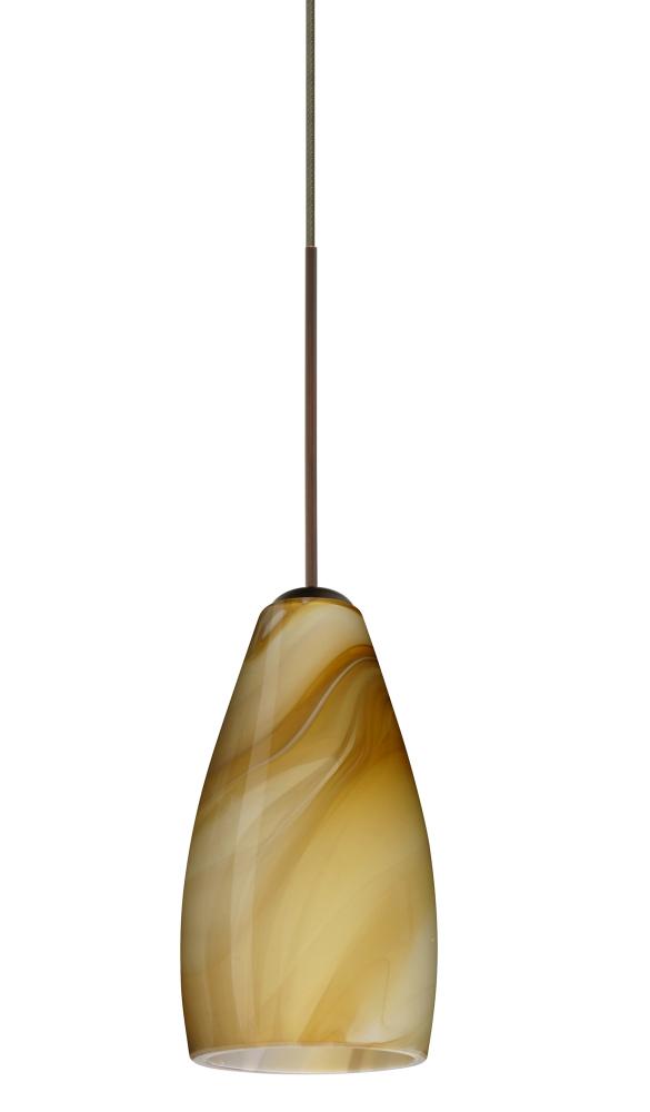 Besa Pendant For Multiport Canopy Karli Bronze Honey 1x50W Halogen