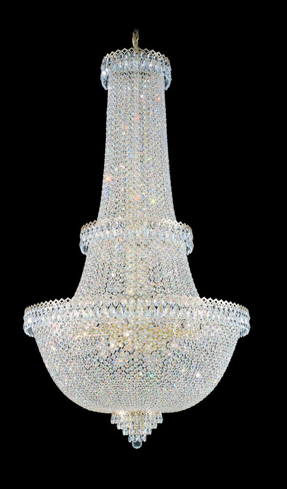 Camelot 57 Light 120V Chandelier in Aurelia with Clear Optic Crystal