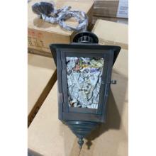 ELK Home Plus 1354-OB - Artistic Lighting Outdoor Hanging Lantern in Verde Patina with Water Glass