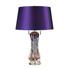 ELK Home Plus D2663 - Vergato Free Blown Glass 2-Light Table Lamp in Purple