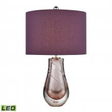 ELK Home Plus D4559-LED - Dusty Rose 22'' High 1-Light Table Lamp - Purple - Includes LED Bulb