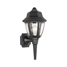 ELK Home Plus SL94427 - Essentials 1-Light Outdoor Wall Lantern in Black