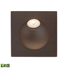 ELK Home Plus WSL6210-10-45 - Zone LED Step Light in in Matte Brown with Opal White Glass Diffuser