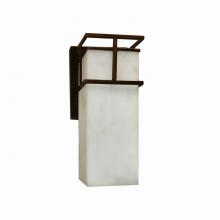 Justice Design Group CLD-8646W-DBRZ - Structure 1-Light Large Wall Sconce - Outdoor