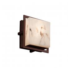 Justice Design Group FAL-7561W-DBRZ - Avalon Square ADA Outdoor/Indoor LED Wall Sconce
