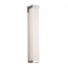 Justice Design Group PNA-7547W-WAVE-NCKL - Pacific 48" LED Outdoor Wall Sconce