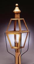 Northeast Lantern 1043-AB-CIM-CLR - Post Antique Brass Medium Base Socket With Chimney Clear Glass