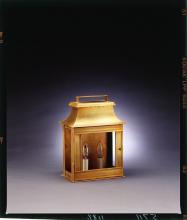Northeast Lantern 5711-AB-CIM-CLR - Pagoda Wall Antique Brass Medium Base Socket With Chimney Clear Glass