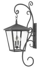 Hinkley 1439DZ-LL - Double Extra Large Wall Mount Lantern with Scroll