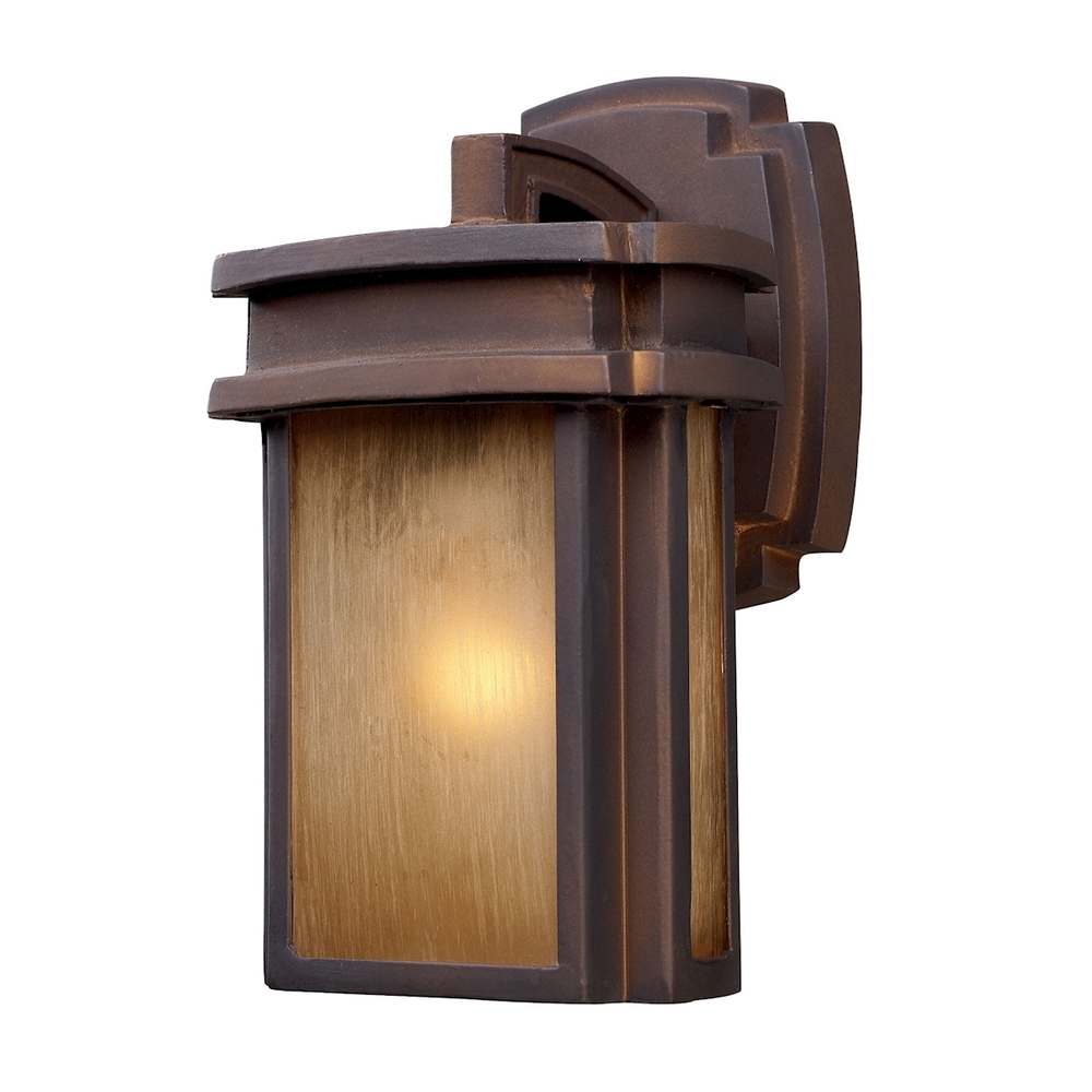 Sedona 1-Light Outdoor Wall Lamp in Hazelnut Bronze